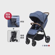 Britax Römer 英國 B-Agile M 豪華四輪嬰兒手推車 - 夜幕藍(黑管)