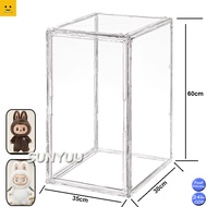 กล่องเก็บของ กล่องอะคริลิคใสเก็บของ ตู้โมเดล Zimomo ด้วยแม่เหล็ก กันฝุ่นกันความชื้น