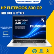 1 Years Warranty I HP Elitebook 830 G9 TOUCHSCREEN | 12th Gen Intel Core i5 l RAM DDR5 Windows 11