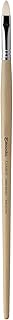 Speedball Art Products 4528-1 Escoda Clasico Series Long Handle Artist Paint Brush Short Filbert, Chungking Hog Bristle