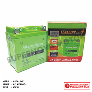 AKI KERING RX KING NINJA ATX3L ALKALINE SERIES 12V 3AH 10 HR AKI MOTOR RX KING NINJA MERK ALKALINE