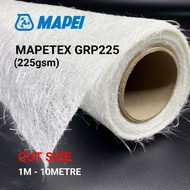 CUT SIZE ! MAPEI MAPETEX GRP 225 (1M - 10M2) 225GRAM/M2 Fiberglass Mat Reinforcement for Coating Rei