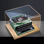 [Model Display Box] Hand-Made Storage Box Suitable for Lego 21327 Retro Typewriter Transparent Box W