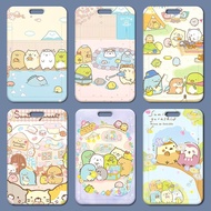 Sumikkogurashi ID Card Holder For Kids Boys Stationery Holder Student Cover Staff Lanyard Card Holder Business Card Holder Mrt Card Holder