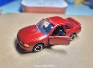 Thanh lý Xe mô hình Tomica (CH)- Xe Nissan Skyline R32 (bản Tomica Factory) màu đỏ cam mở được cửa g