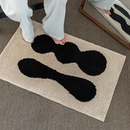 Modern Minimalist Style Entrance Door Mat, Doorway Entry Mat, Household Bedroom Entrance Non-Slip Di