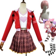 Game Astolfo Cosplay Costume Anime Fate/Apocrypha Servant Twelve Warriors Red Hooded Coat Tracksuit 