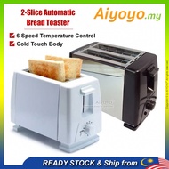 2 Slice Automatic Bread Toaster Pop Up Toaster Double Sided Electric Bread Toaster Toast Breakfast