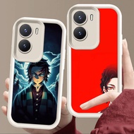 Case for VIVO IQOO Z9 Y15a Y35 Z10 13 Y01 T4 Y55 Y75 Z9X Y22s Y15s Y22 Y56 Y16 5G Soft White E90 Dem