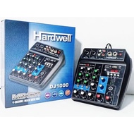 4chenl hardwell DJ 1000 bluetooth audio Mixer