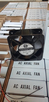 พัดลม DC Brushless ขนาด 6 นิ้ว ขนาด 15x15 ซม. DC 12V/24V 14W 1.2A ทำงานด้วยแผงโซล่าเซลล์ 18v โดยตรง