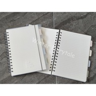 Our Story Begins Minimalist Notebook with Index Dividers / Diary / Journal A5/B5 (120 sheets / line)
