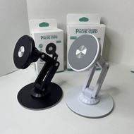 磁吸手机支架强磁新款桌面直播懒人万向磁吸金属底座旋转折叠便携Magnetic phone holder, strong magnetic, new desktop live streaming, la