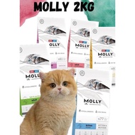 Molly makanan kucing 2kg