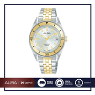 ALBA Boyish Quartz อัลบา นาฬิกาข้อมือ รุ่น AG8Q15X ขนาด 34 mm. สีขาว