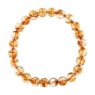 【正佳珠寶】 黃水晶 高品金字塔 7.4-7.8mm 黃水晶手珠