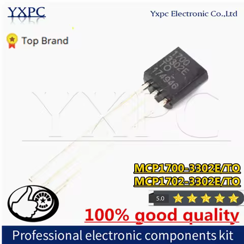 10pcs MCP1700-3302E/TO MCP1702-3302E/TO TO-92 MCP1700 MCP1702 170033002E Chips