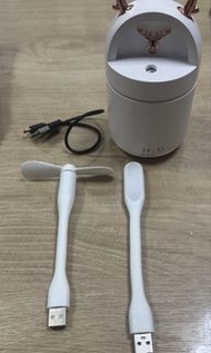 加濕器充電款 附夜燈風扇功能