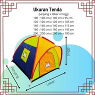 Tenda Anak Laki Laki Karakter Boboi Boy Ukuran 120×120Cm