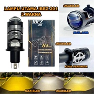 H4 IBEZ 201 Headlight 3 Colors All Wheather Cooling Fan Bluelens Mini Projector H4 IBEZ.