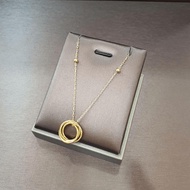 22k / 916 Gold Tri Ring Necklace