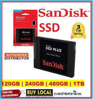 SanDisk SSD PLUS 2.5 SATA SDSSDA 1TB, 480GB, 240GB, 120GB SSD