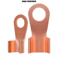 ONLYGOODS 10pcs/pack OT Wire Nose Terminal Crimp, Copper OT Type OT Cable Connector Kit, Durable Bol