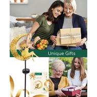 Solar Garden Statues Outdoor Decor, Fairy Moon Figurine Light Stake, Housewarming Ornament for Patio