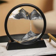 SAFEBET 3D Desert Quicksand Clock Decorative Table Display 17 cm - SA-3D