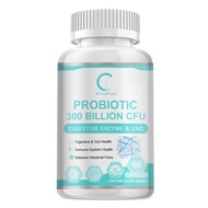 GPGP GreenPeople Probiotics 300 Billion CFU Probiotics for Men and Women Complete Shelf Stable Probiotic Supplement with Prebiotics &amp; Digestive Enzymes