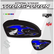 HONDA CB100 STICKER TRANSPARENT MOTORCYCLE STRIPING/ CB-100HONDA
