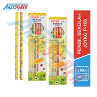 Pensil 2B Bug Land Joyko [P-106/12 Pcs] / Peralatan Sekolah / Alat Tulis / Pensil Alat Gambar / Peng