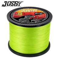Fishing tali pancing benang JOSBY Fishing Line Japanese Smooth Durable Multifilament PE 4/8 Strands 