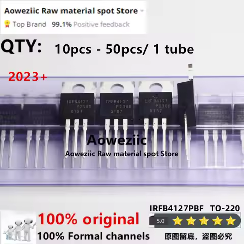 Aoweziic 2023+ 100% New Imported Original IRFB4127PBF IRFB4127 TO-220 Field Effect MOS tube N Channe