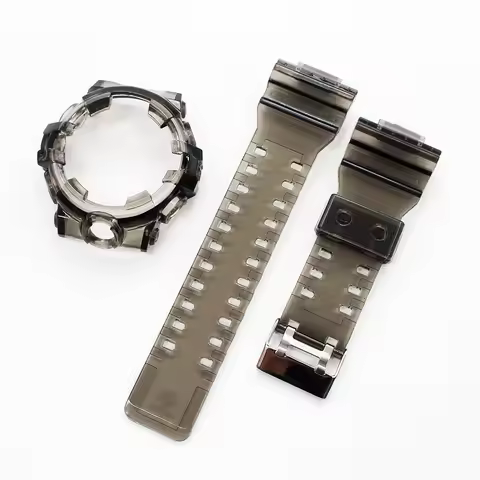 Transparent Bracelet Accessories Strap Watch Cover GA-700 GA-710 GA-735 Case Silicone watchband PU W