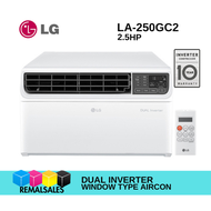 LG LA250GC 2.5HP (Remote) Dual Inverter Window Type Aircon