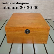 KAYU Minimalist Box/Wooden Box 20x20x10, Large
