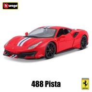 Bburago 1:24 Ferrari Purosangue Enzo Monza SP1 488 Pista SF90 ROMA Alloy Luxury Vehicle Diecast Cars