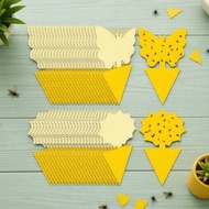 Landisun Flying Bug Catcher – Yellow Sticky Traps for Fungus Gnats & Fruit Flies  Landisun Perangkap