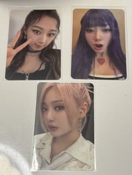 aespa小卡 Savage Giselle專卡 Spicy Smini Giselle小卡 Girls寧寧 Ning Ning隨機卡 早期aespa小卡