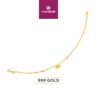HABIB 999/24K Yellow  Gold Bracelet 9GW00051024