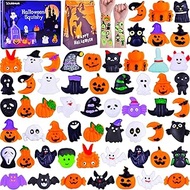 60 PCS Halloween Mochi Squishy Toys Mini Squishies for Halloween Party Favors Kids Goodie Bag Fillers Halloween Treats Squishy Fidget Toys for Kids Party Favors Goodie Bags Basket Stocking Stuffers