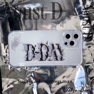 D-DAY SUGA Solo Agustd BTS-613 Live Phone case For iPhone 14 13 For ip 6 6S 7 8 SE2 SE3 7Plus 8Plus X XS XSMAX 11 Pro 11Promax 13Pro max 13 Pro 14ProMax 14Plus Anti Shock Cover