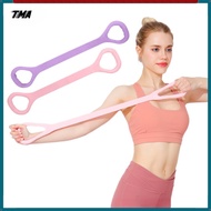 TMA 8 Shape Yoga Elastic Band TPE 20lbs Durable Anti Break 47cm Back Trainer Shoulder Stretcher Ligh