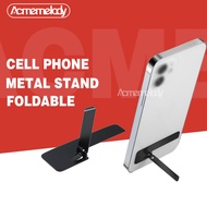 UltraThin Mini Metal Folding Phone Holder Alloy Invisible Phone Desktop Holder Portable Mobile Support For Phone Samsung Xiaomi