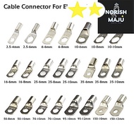 JDdailyToolsMix 10/30pcs SC4 SC6 SC10 SC16 SC25 SC35 Copper and silver Lug Ring Wire Connector Cable