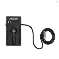 Andoer With 1/4 Inch Power Supply Mount Inch Screw Cinema Camera Dv Battery Bp-u30 U60 U90 Mount Pla