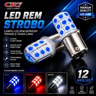 MATA 10 ( pcs ) Stop Lamp 12 eyes jelly dop stop jelly led stop lamp jelly 12 eyes Motorcycle