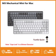 ต้นฉบับ Logitech MX Mechanical Mini สำหรับ Mac Minimalist คีย์บอร์ดประสิทธิภาพการส่องสว่างที่มีรูปแบ