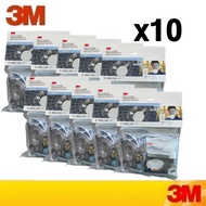 3M Mask (10ชุด) หน้ากากป้องกันสารเคมี 3200-55 พร้อมตลับกรอง 3311K-55